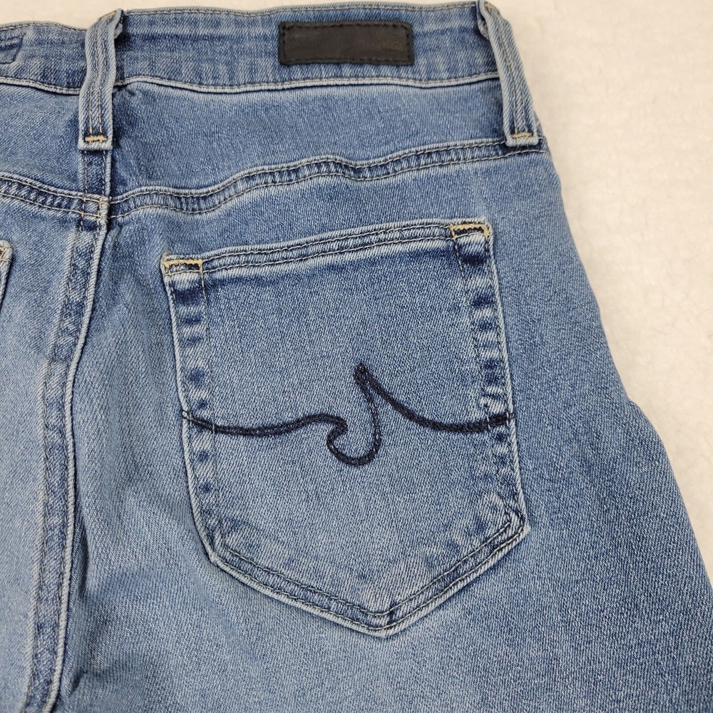 AG Anthropologie The High Rise Stevie Ankle‎ Jeans Womens 25R Blue Denim Casual